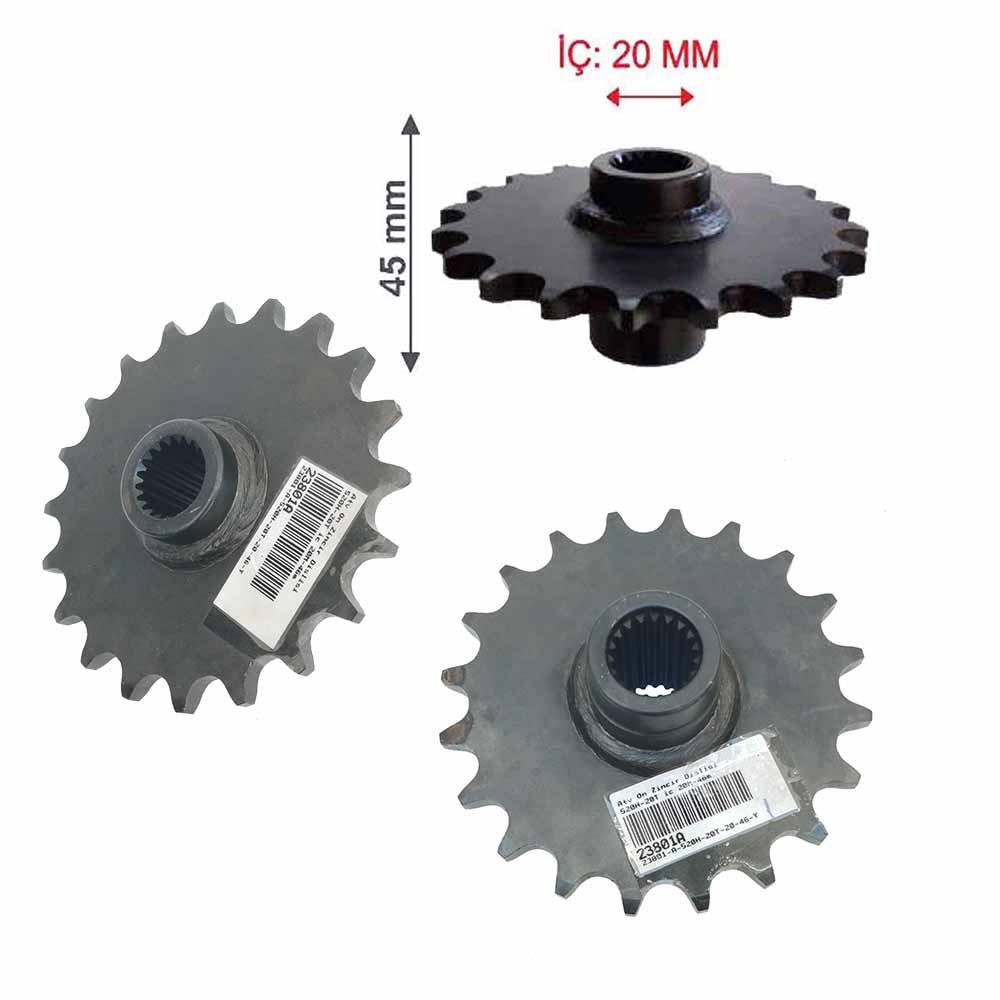 ATV On Zincir DiSLiSi 520H-20T ic 20M-46m Uzunluk