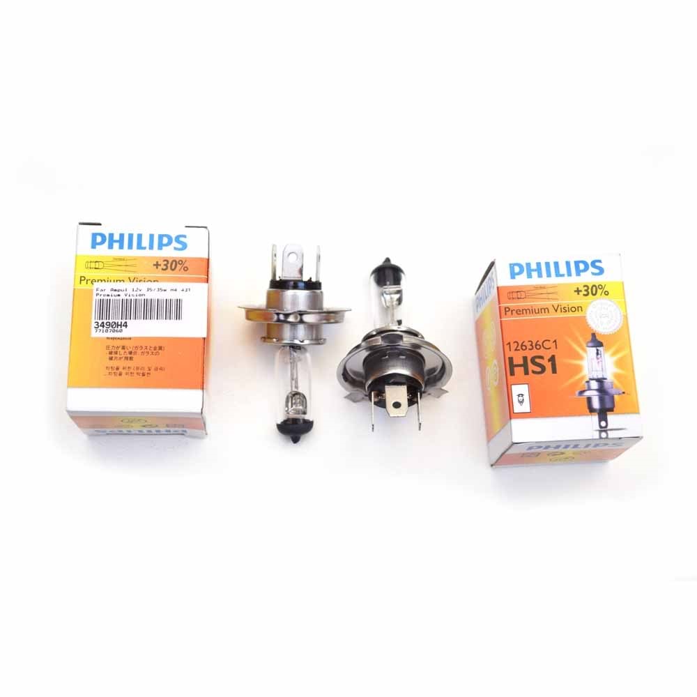 Far Ampul 12v 35/35w H4 43T Premium Vision Philips