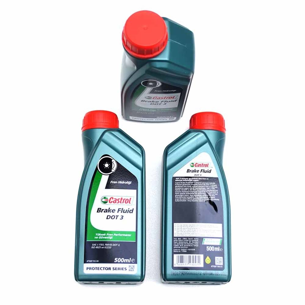 Fren Hidrolik Yagi DOT3 (Hydraulic Brake Fluid) Castrol