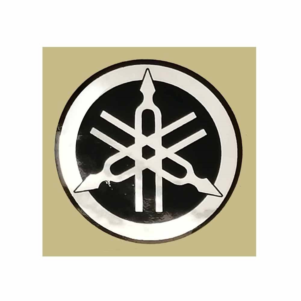 YAMAHA LOGOSU ETiKET STiKER SiYAH 48mm