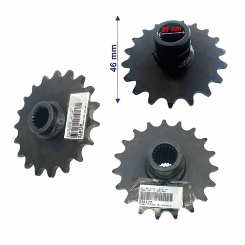 Atv On Zincir Dislisi 520H 19T ic 20M-46m Uzunluk