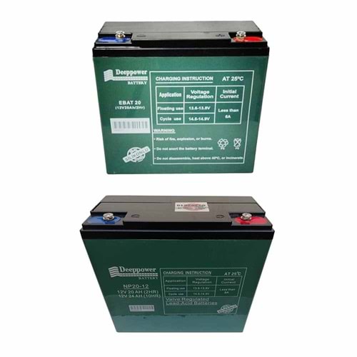 AKU 12V 20A NP20-12 (Dik)(18X8X17)(6.9KG) (Deeppower) Ebike