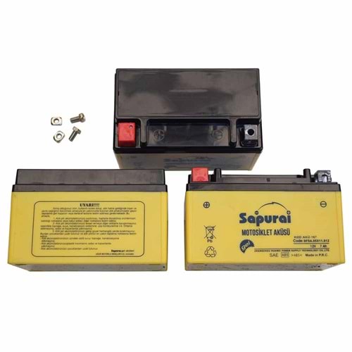 AKU 12V 7A (YTX7A-BS)(YATIK) (150X85X93)2.4KG Sapurai